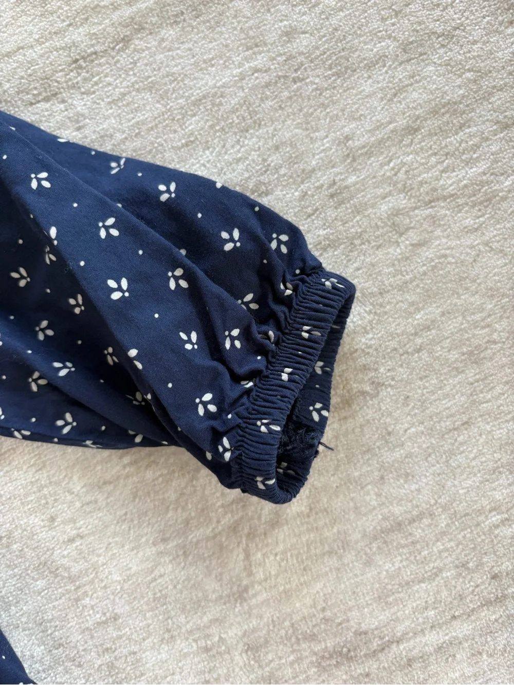 Girls Blue Dress w/White Pattern  By: Old Navy Size 5T